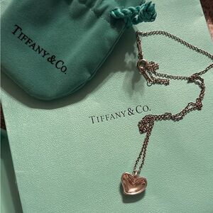 Tiffany & Co. Elsa Peretti® full Heart Pendant Necklace in sterling silver